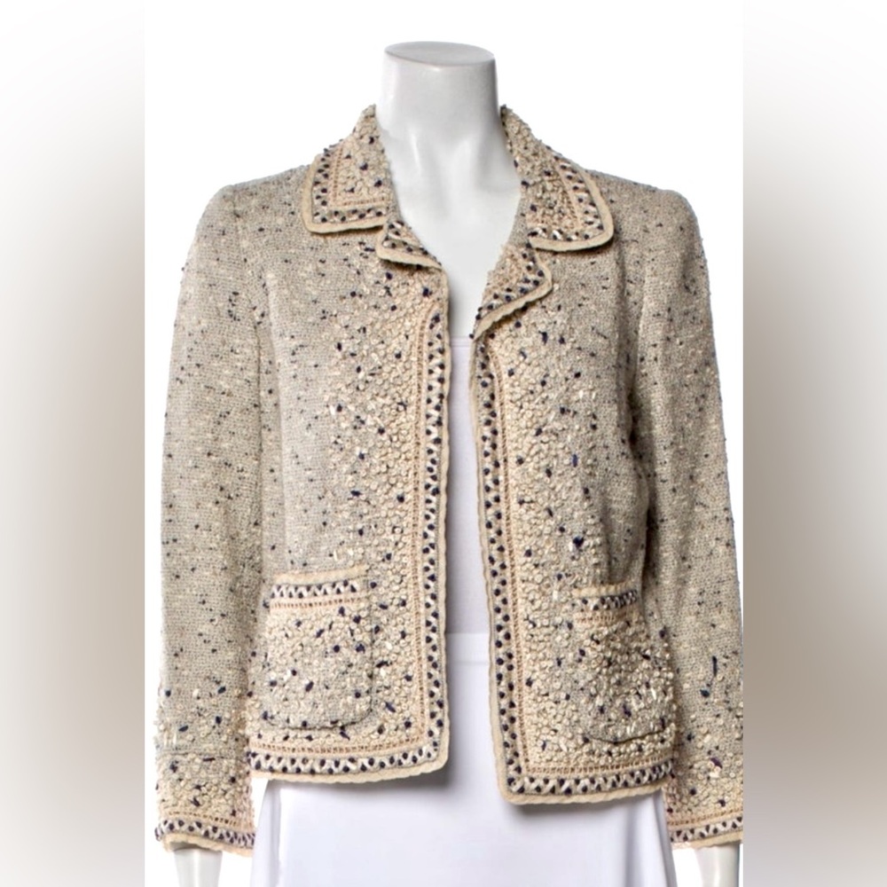 OSCAR DE LA RENTA Tweed Evening Jacket